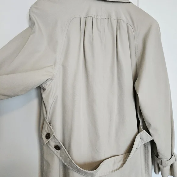 Vintage ETIENNE AIGNER Womens Full‎ Length Trench Coat SIZE 12 - Regular RN35148 - Picture 16 of 16